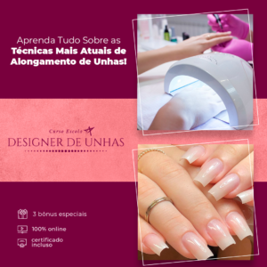 escola designer de unhas