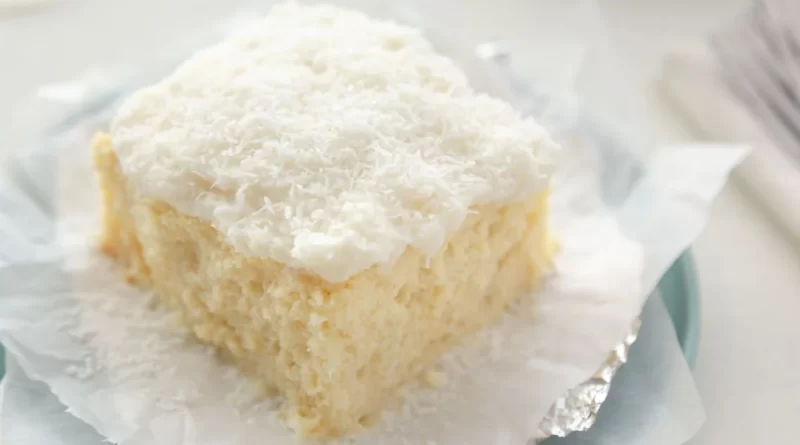 bolo gelado de coco